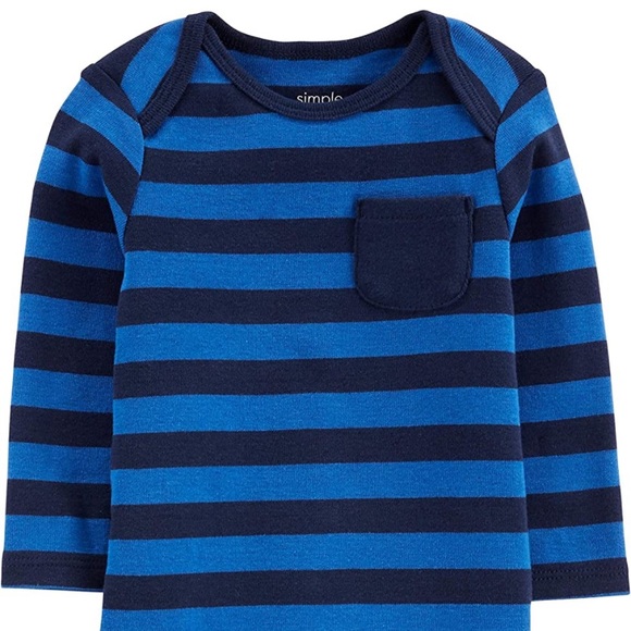 SimpleJoys by Carters, stripe onsie set - Picture 4 of 7